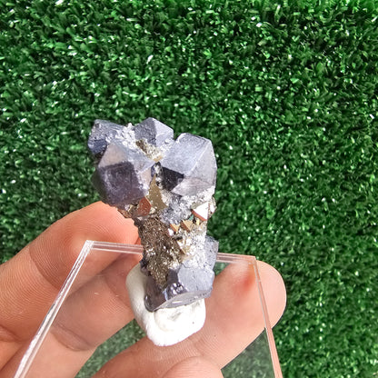 Galena with Pyrite octahedral