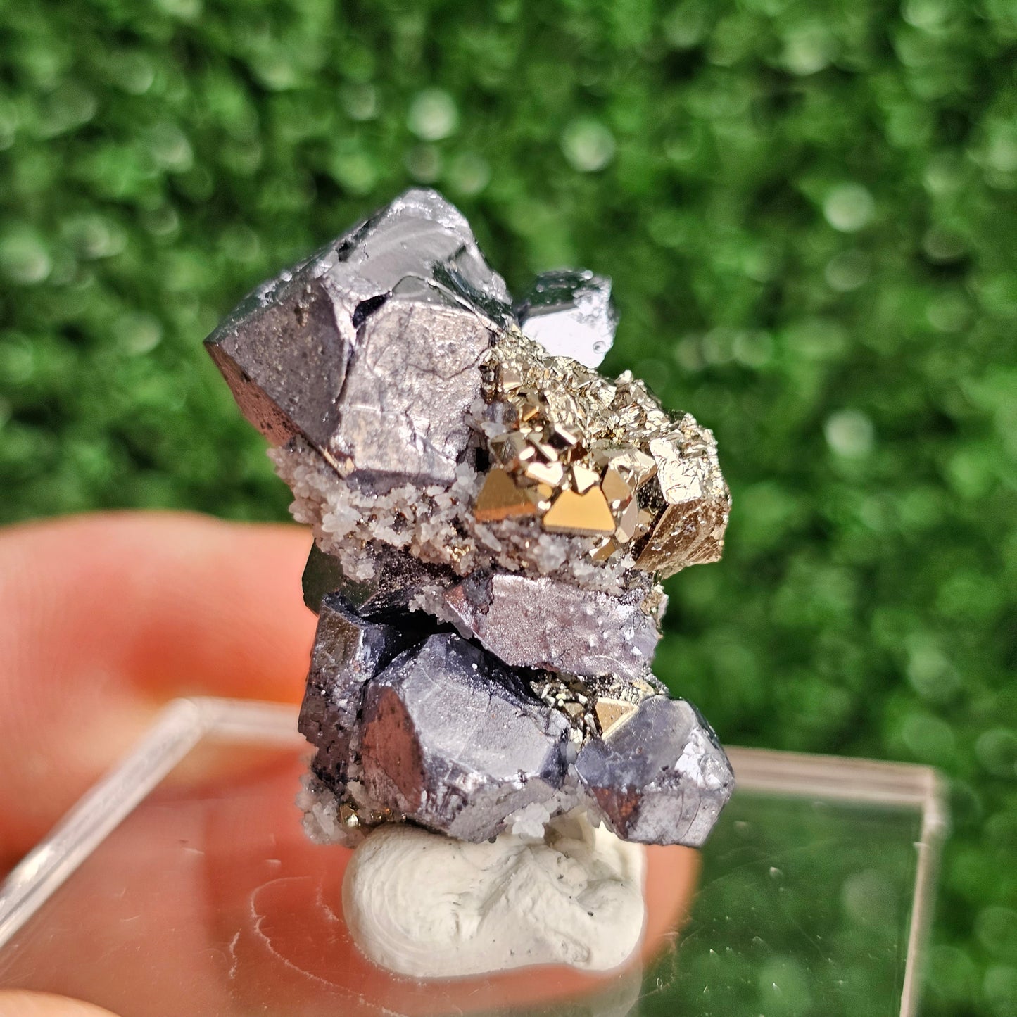 Galena with Pyrite octahedral