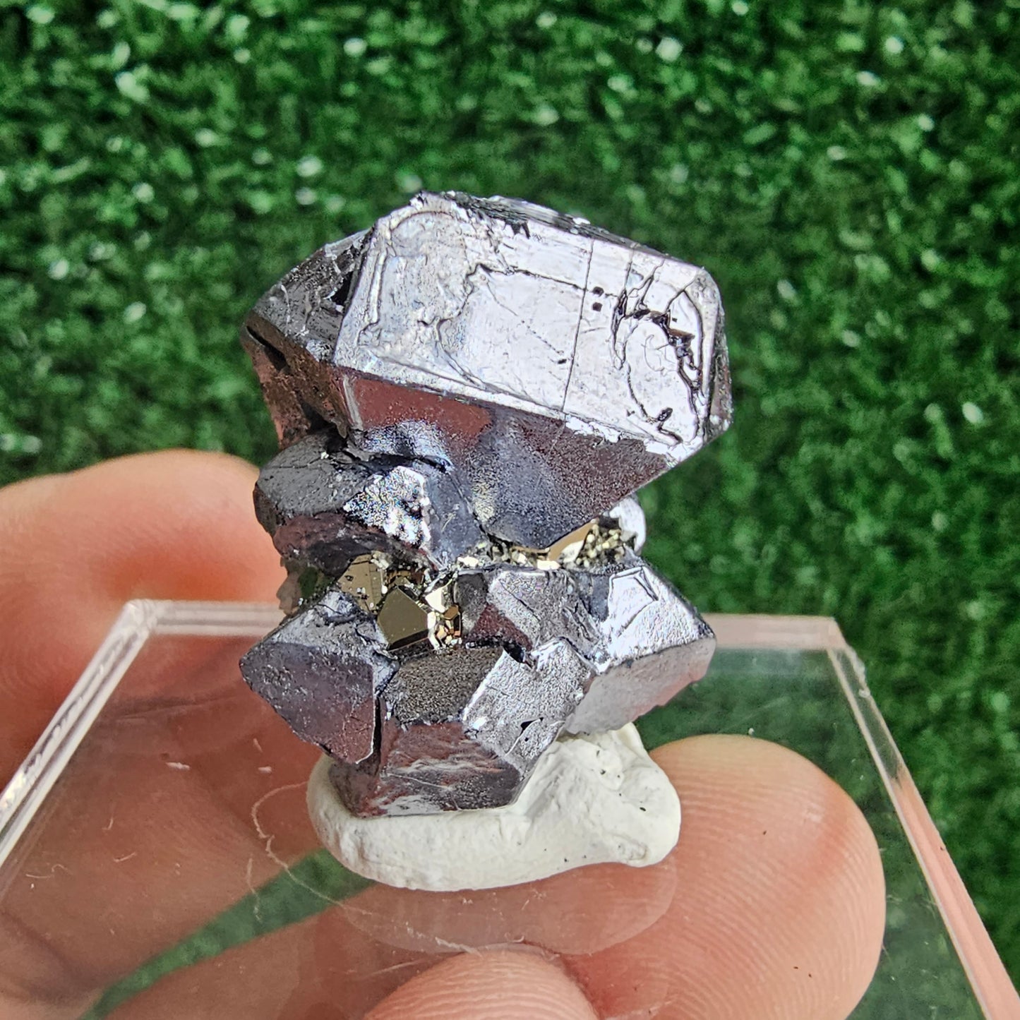 Galena with Pyrite octahedral