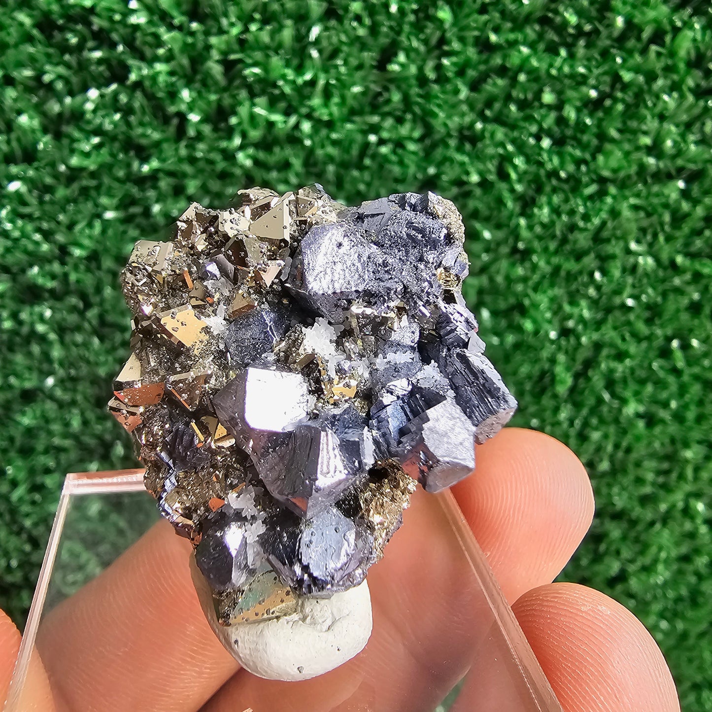 Galena with Pyrite octahedral