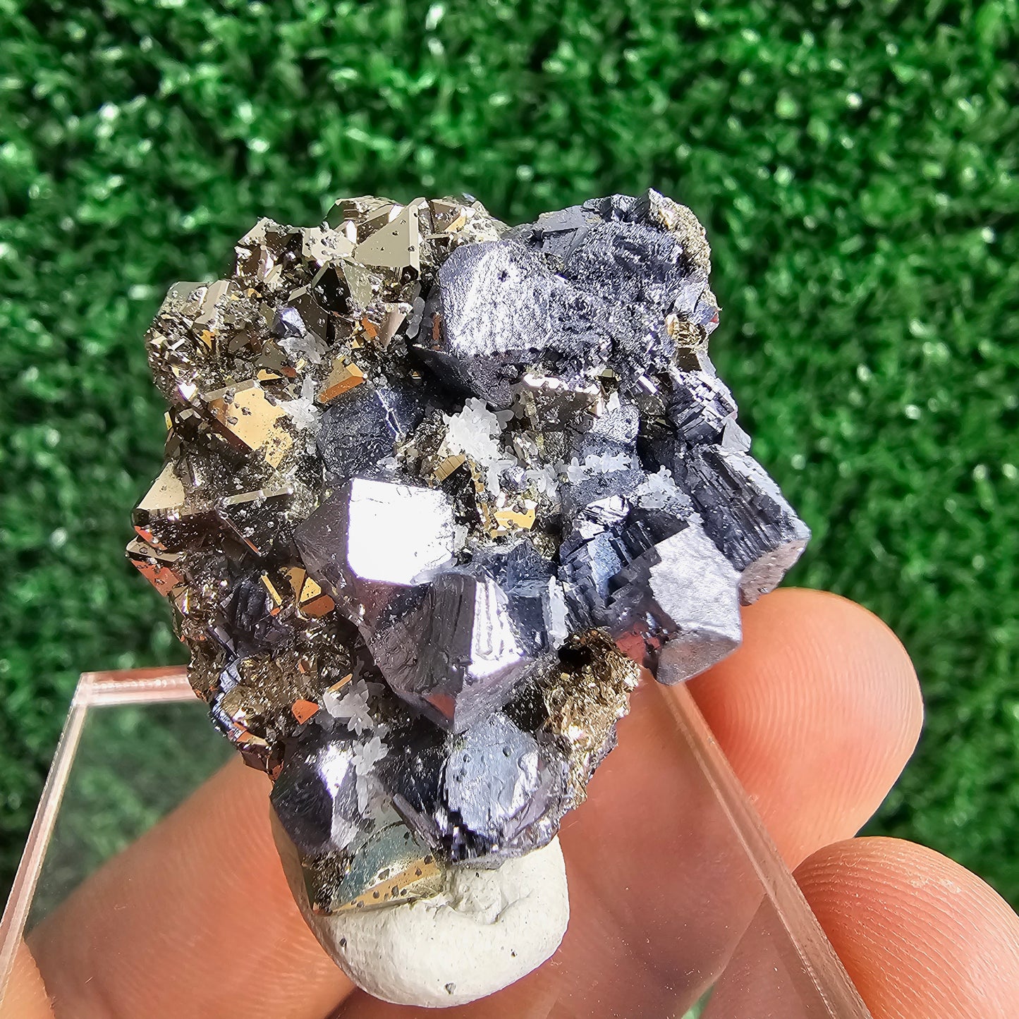 Galena with Pyrite octahedral