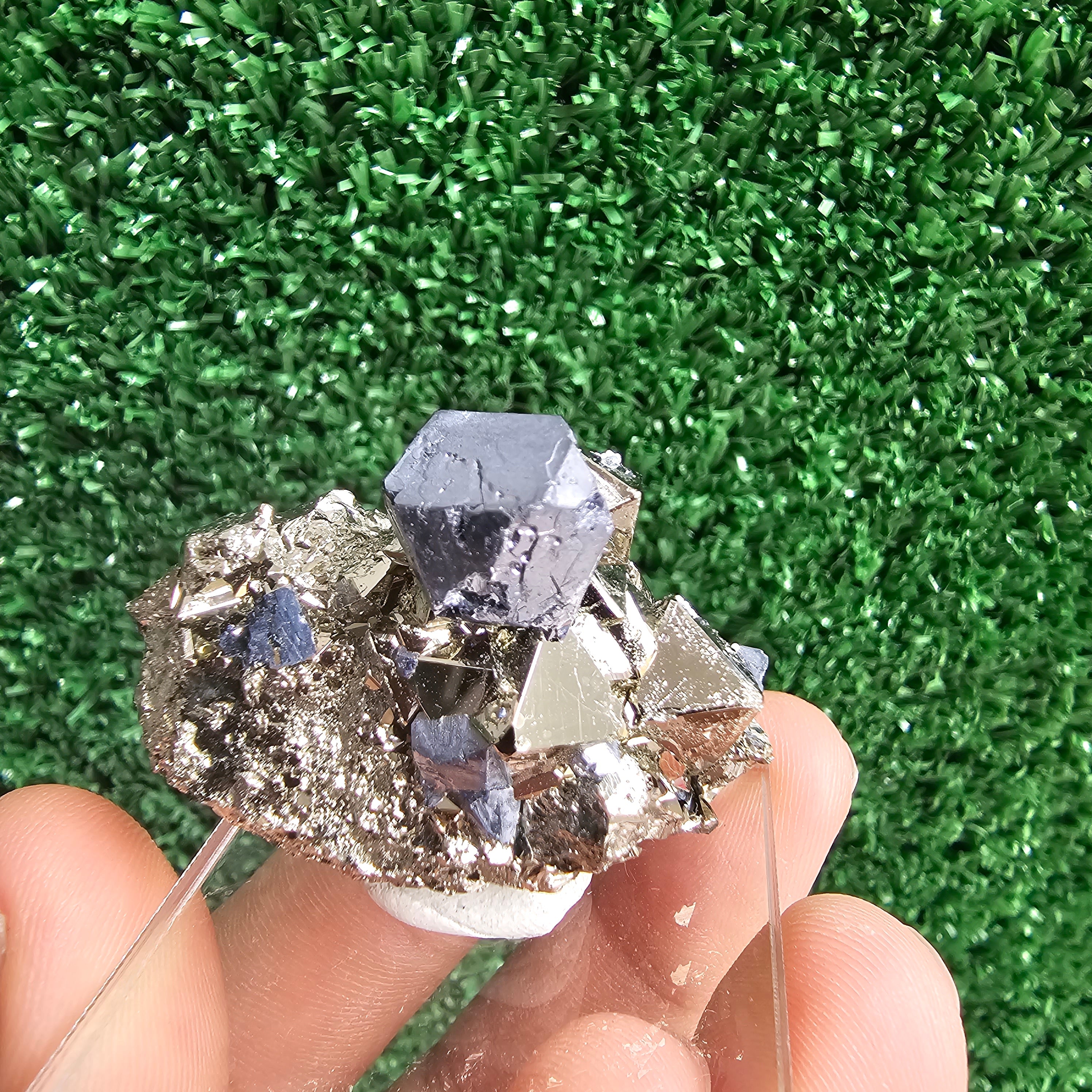 Galena with Pyrite octahedral