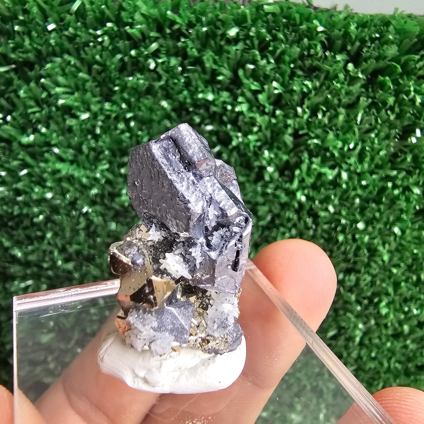 Galena with Pyrite octahedral