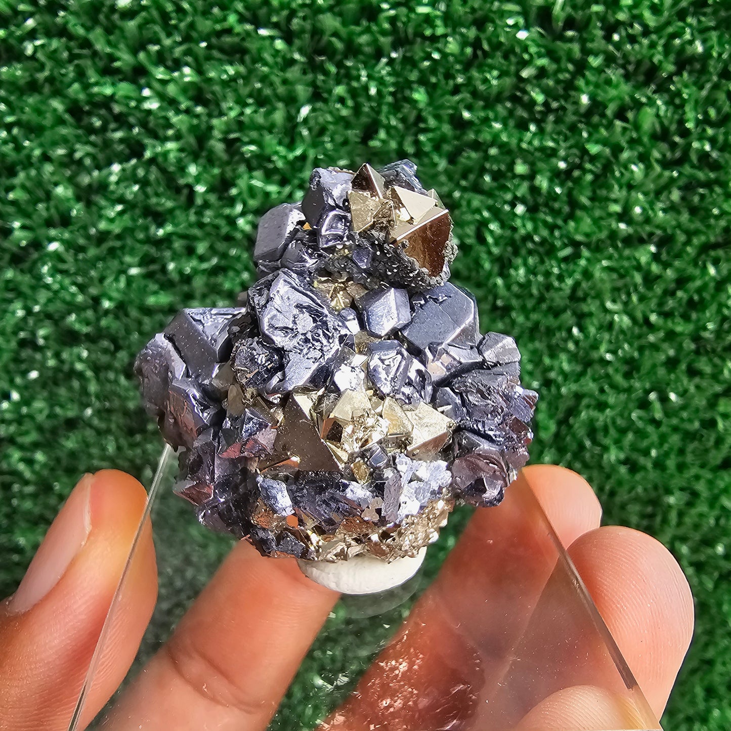 Galena with Pyrite octahedral