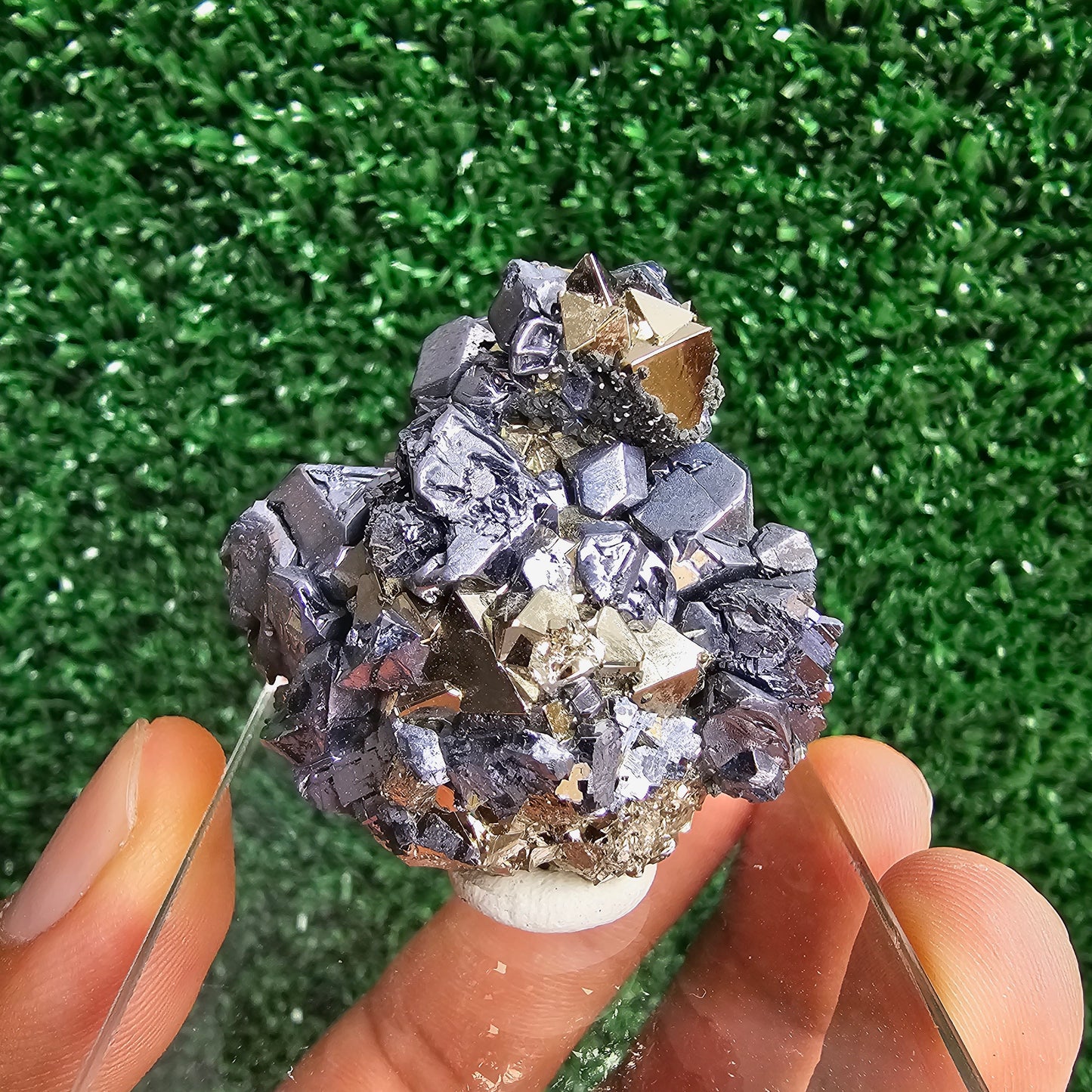 Galena with Pyrite octahedral