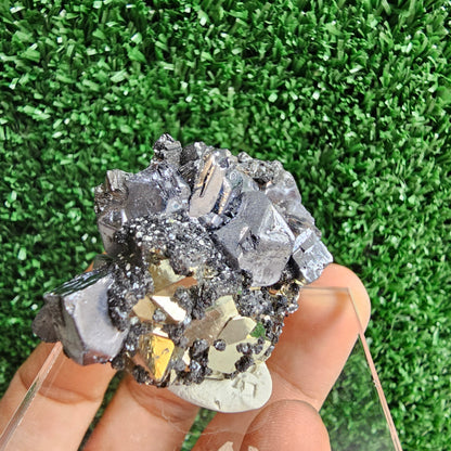 Galena with Pyrite octahedral