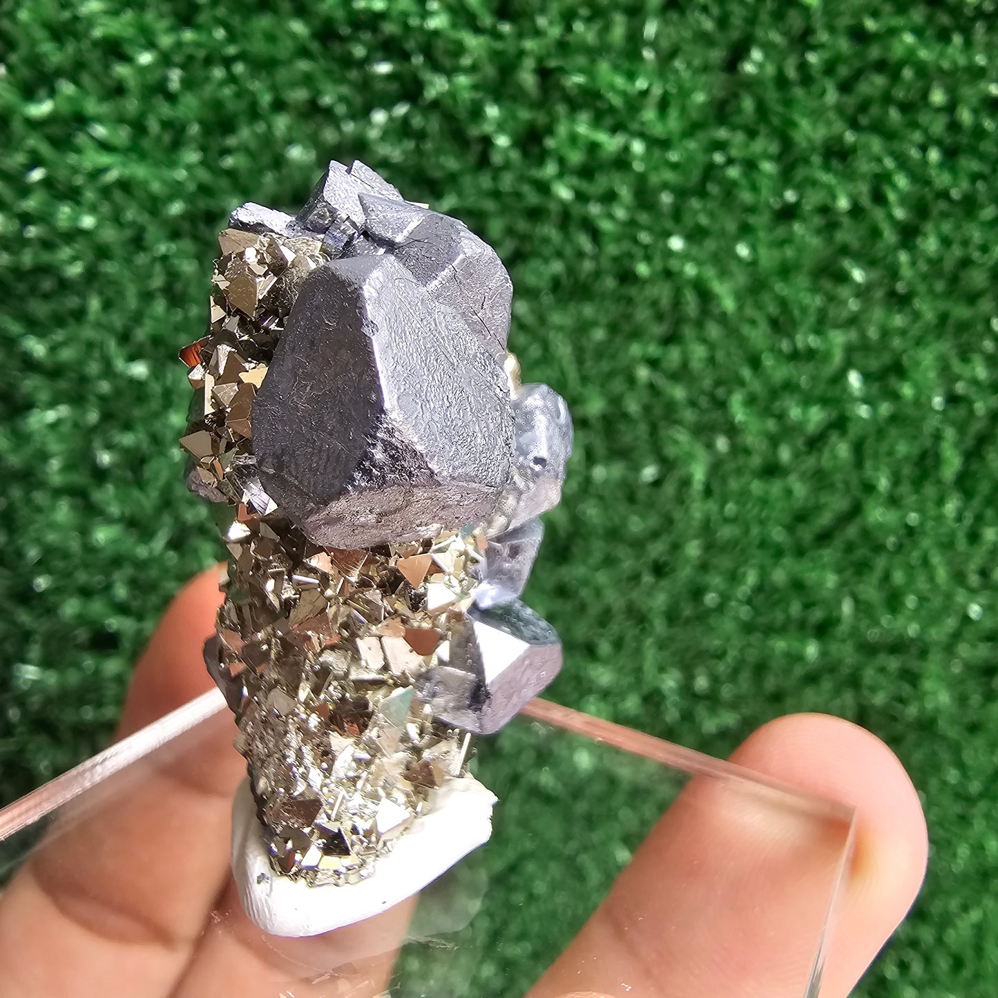 Galena with Pyrite octahedral