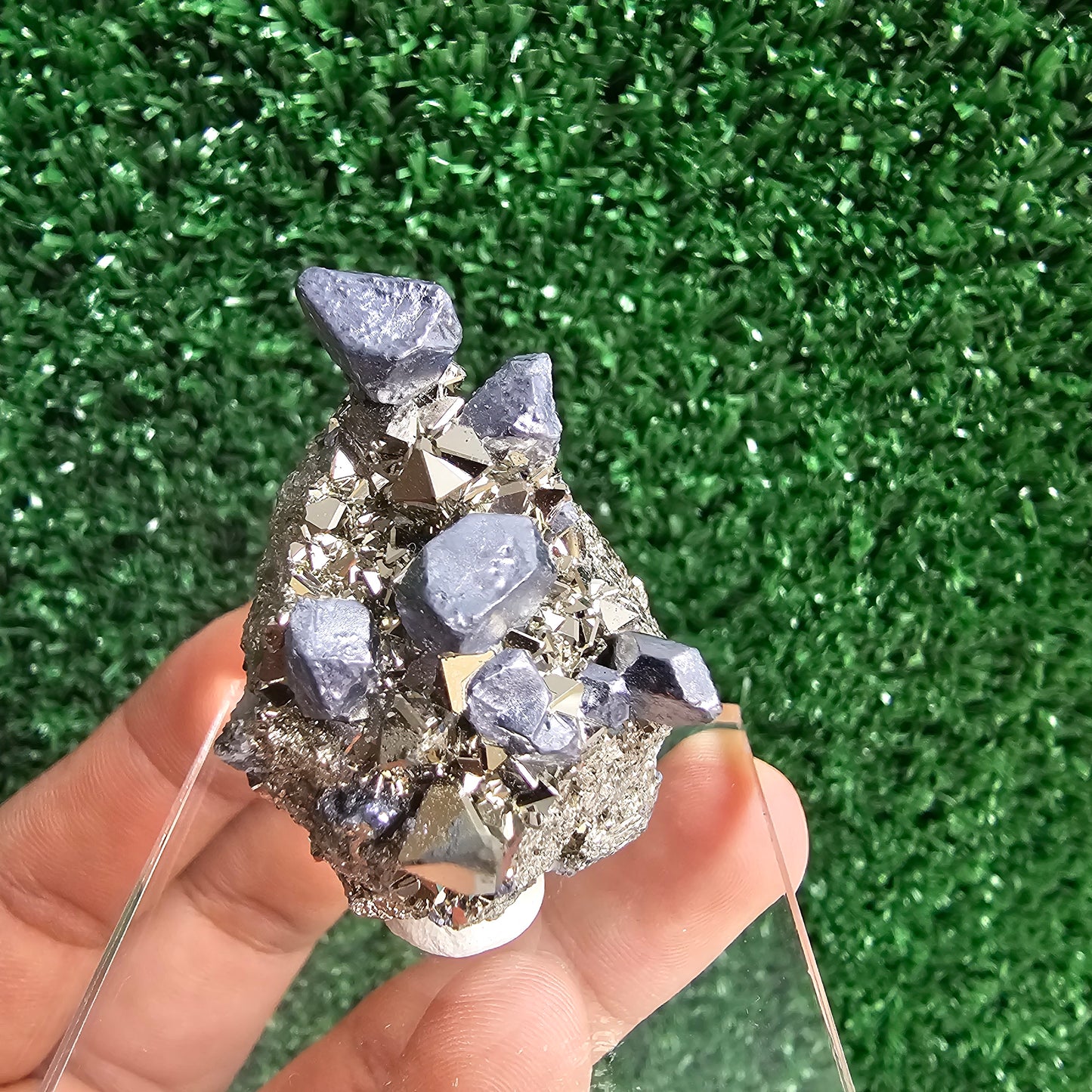 Galena with Pyrite octahedral