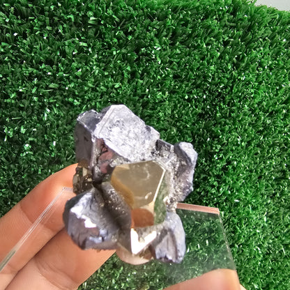 Galena with Pyrite octahedral