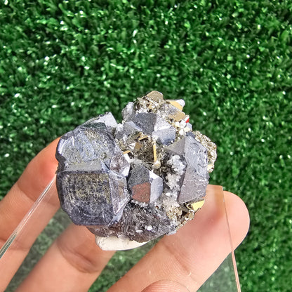 Galena with Pyrite octahedral