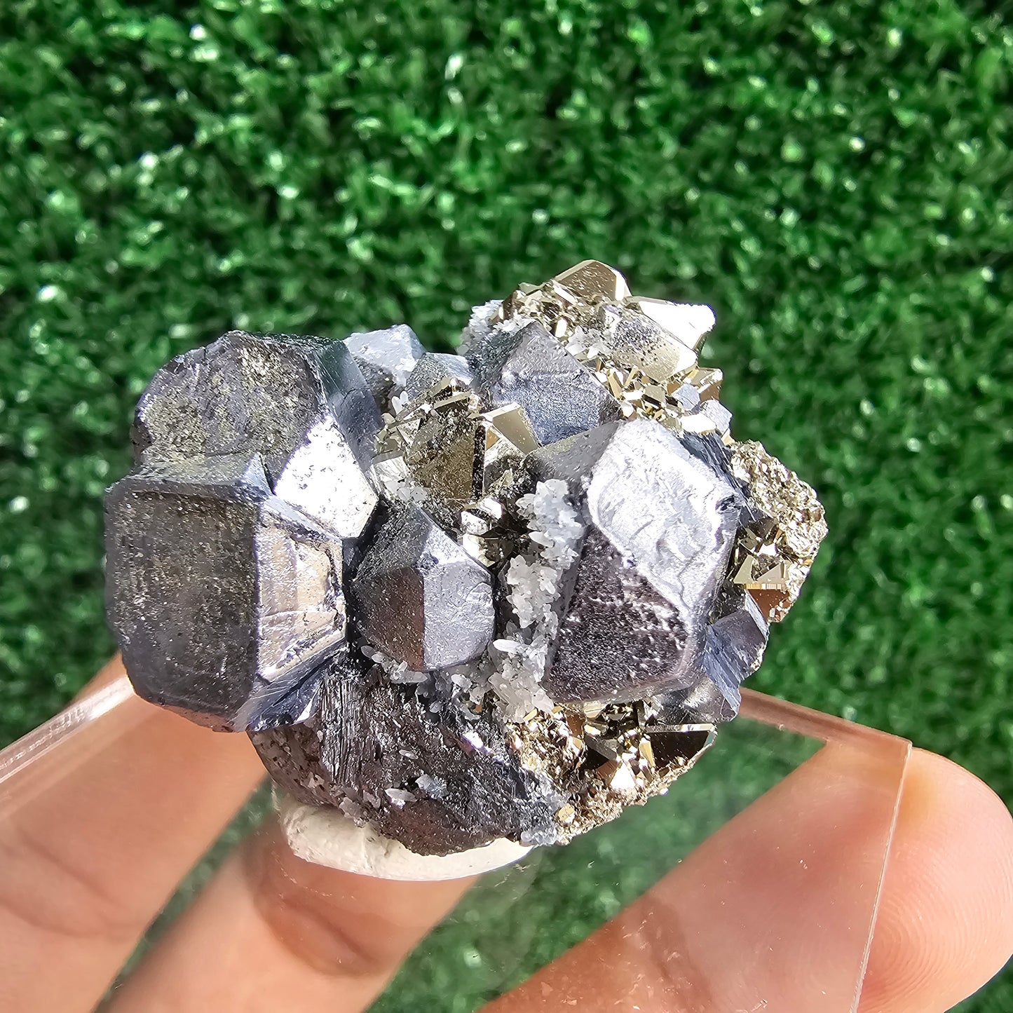 Galena with Pyrite octahedral