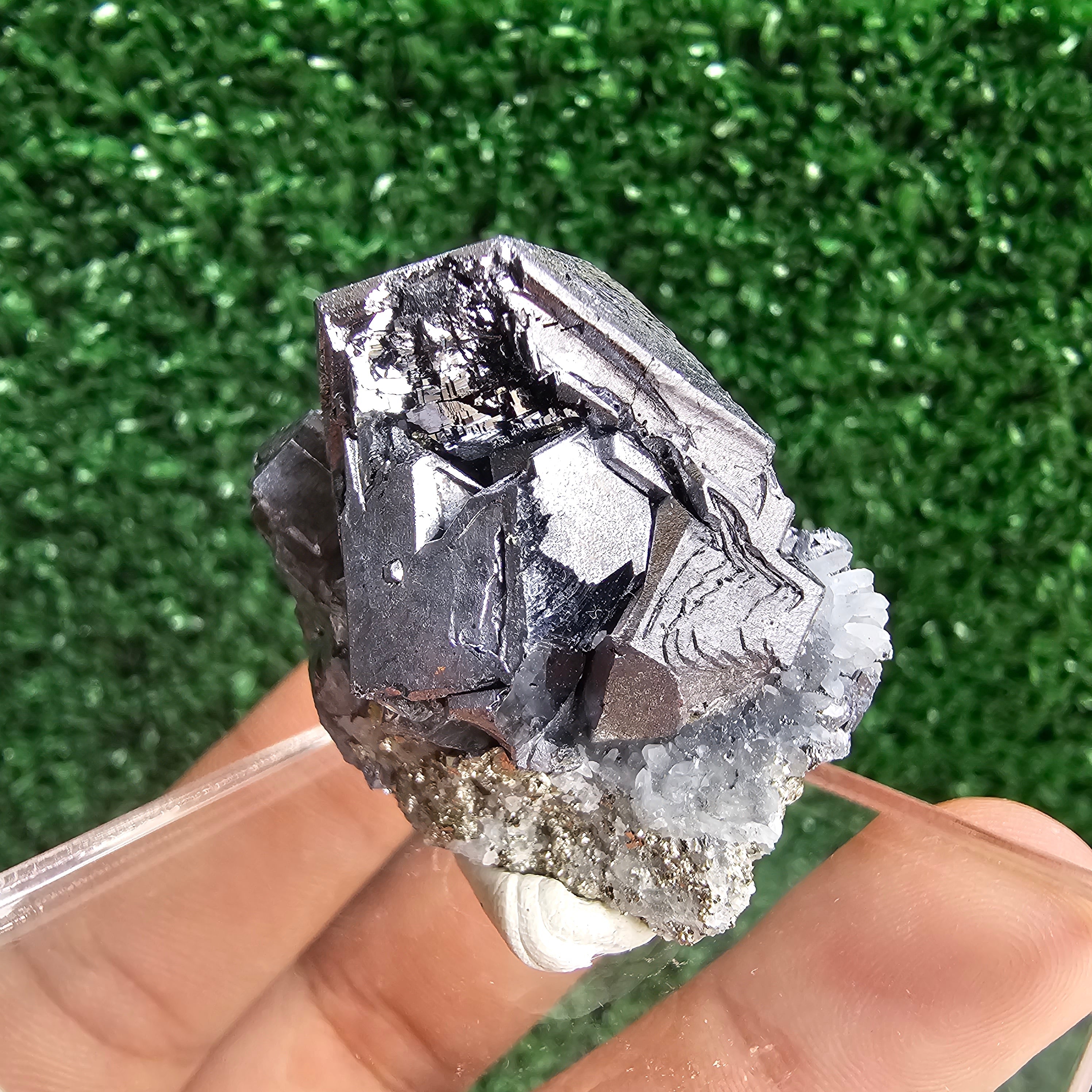 Galena with Pyrite octahedral