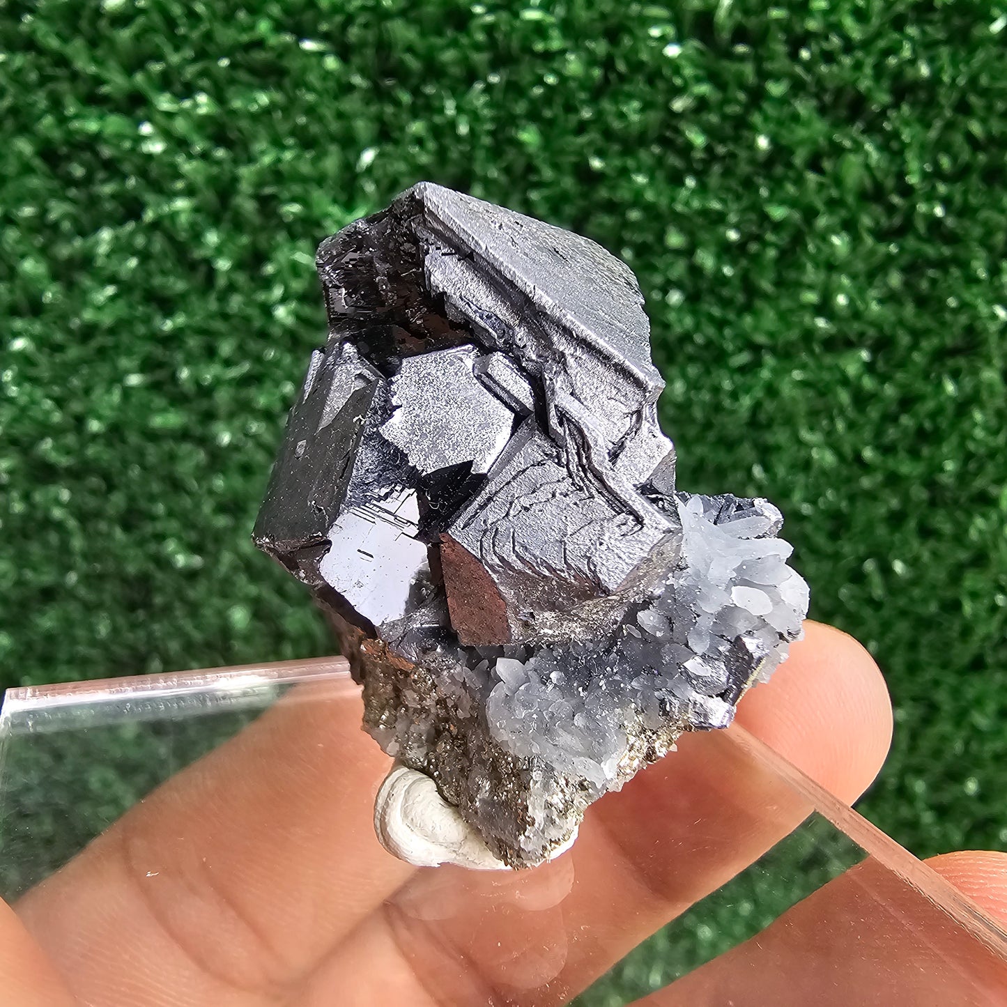 Galena with Pyrite octahedral