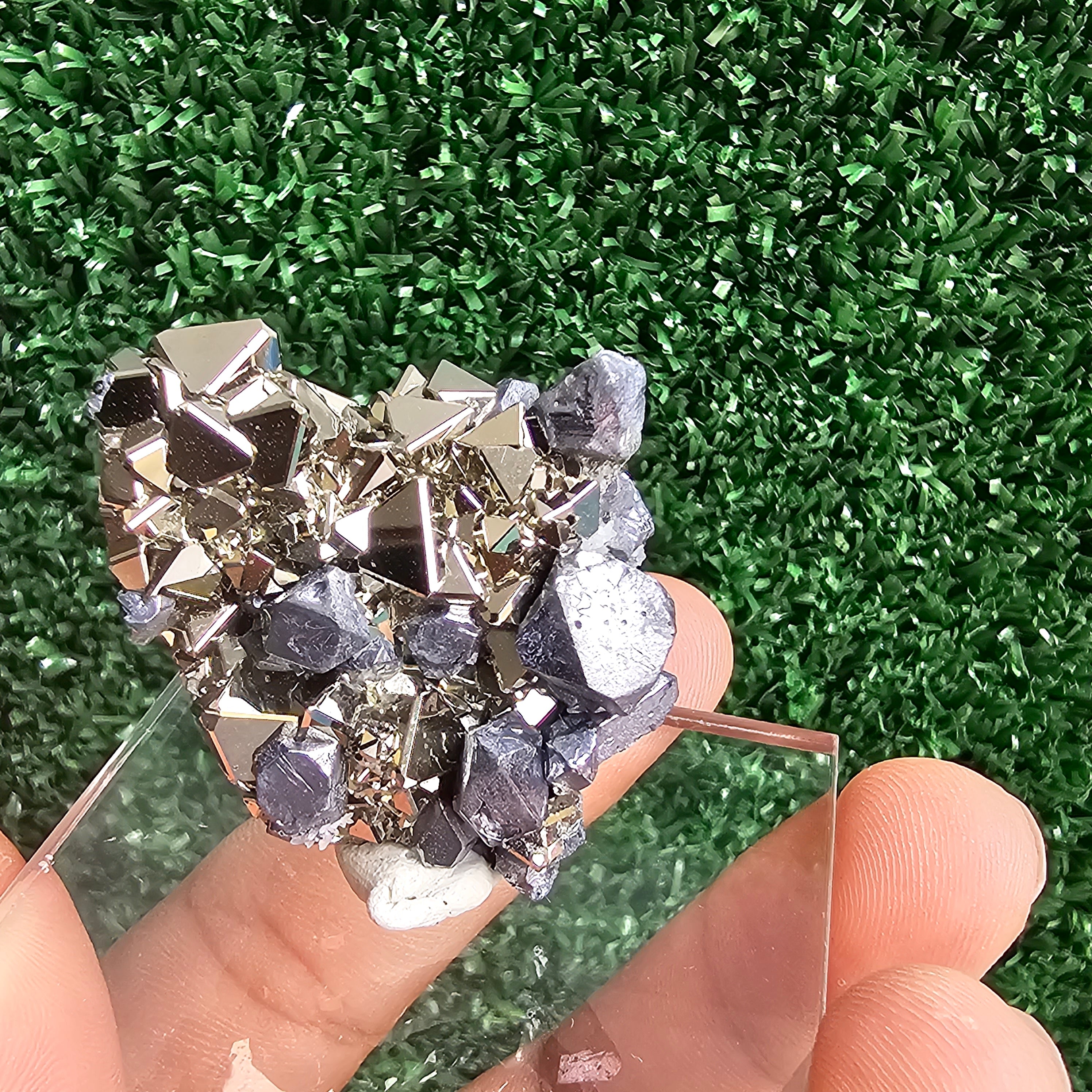 Galena with Pyrite octahedral