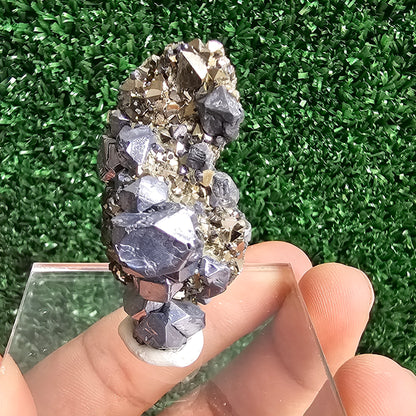 Galena with Pyrite octahedral