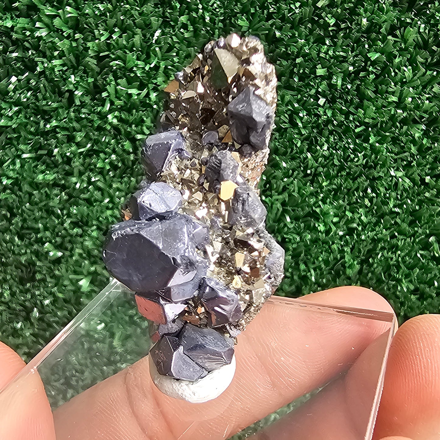 Galena with Pyrite octahedral