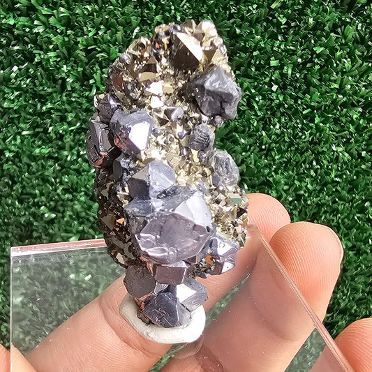 Galena with Pyrite octahedral