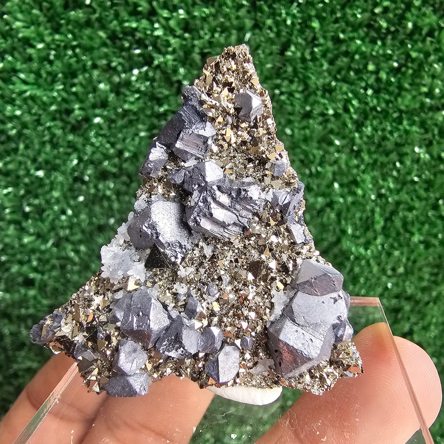 Galena with Pyrite octahedral