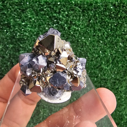 Galena with Pyrite octahedral