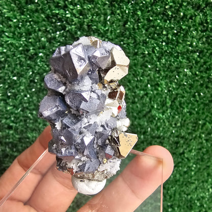 Galena with Pyrite octahedral