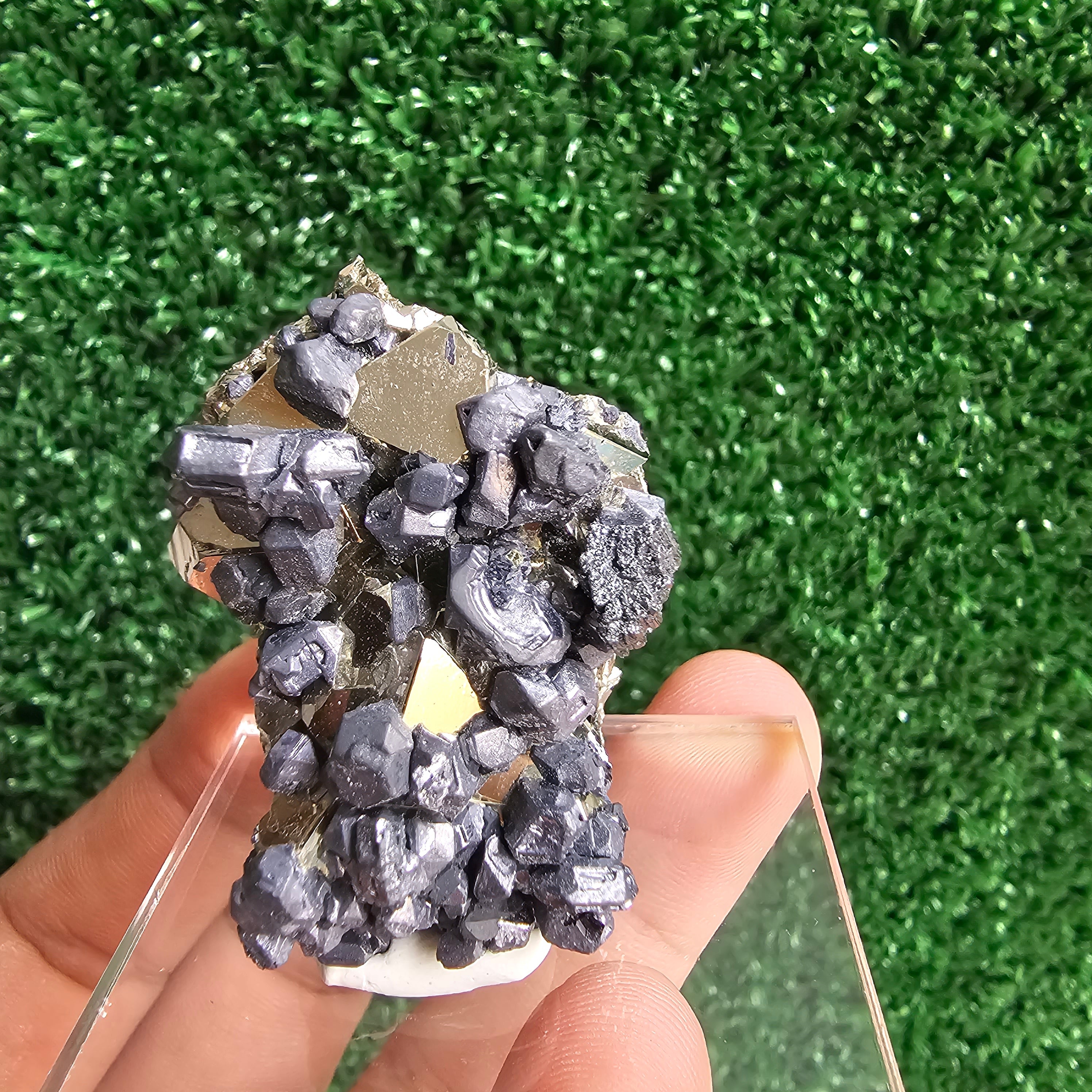 Galena with Pyrite octahedral