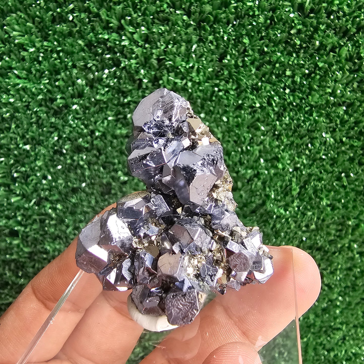 Galena with Pyrite octahedral