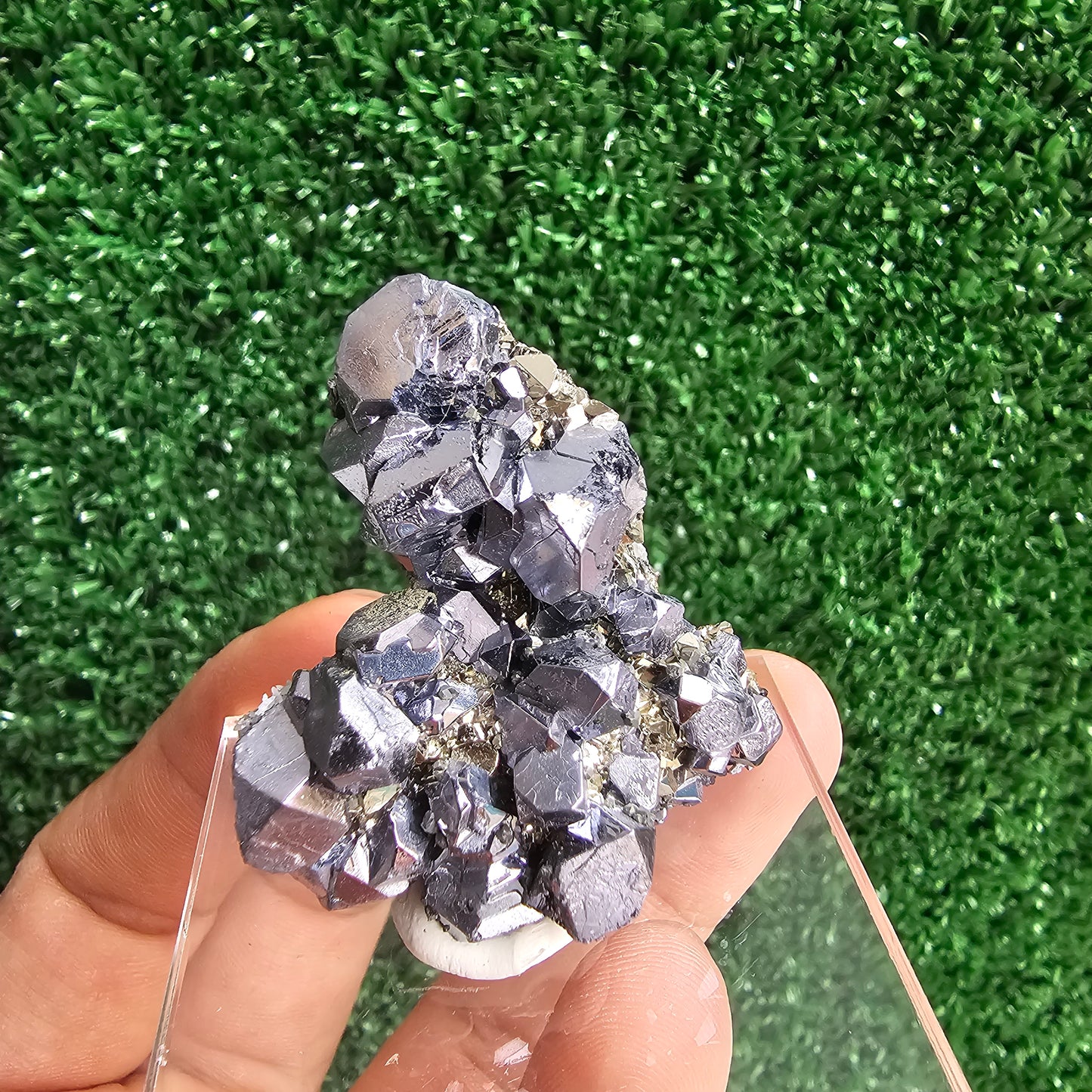 Galena with Pyrite octahedral