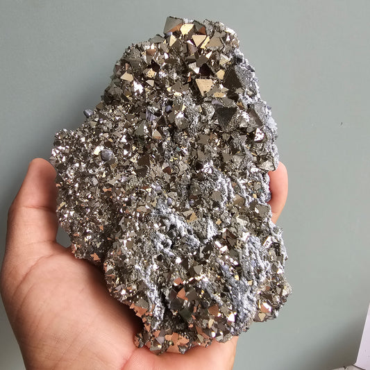 Galena with Pyrite octahedral