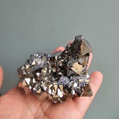 Galena with Pyrite octahedral