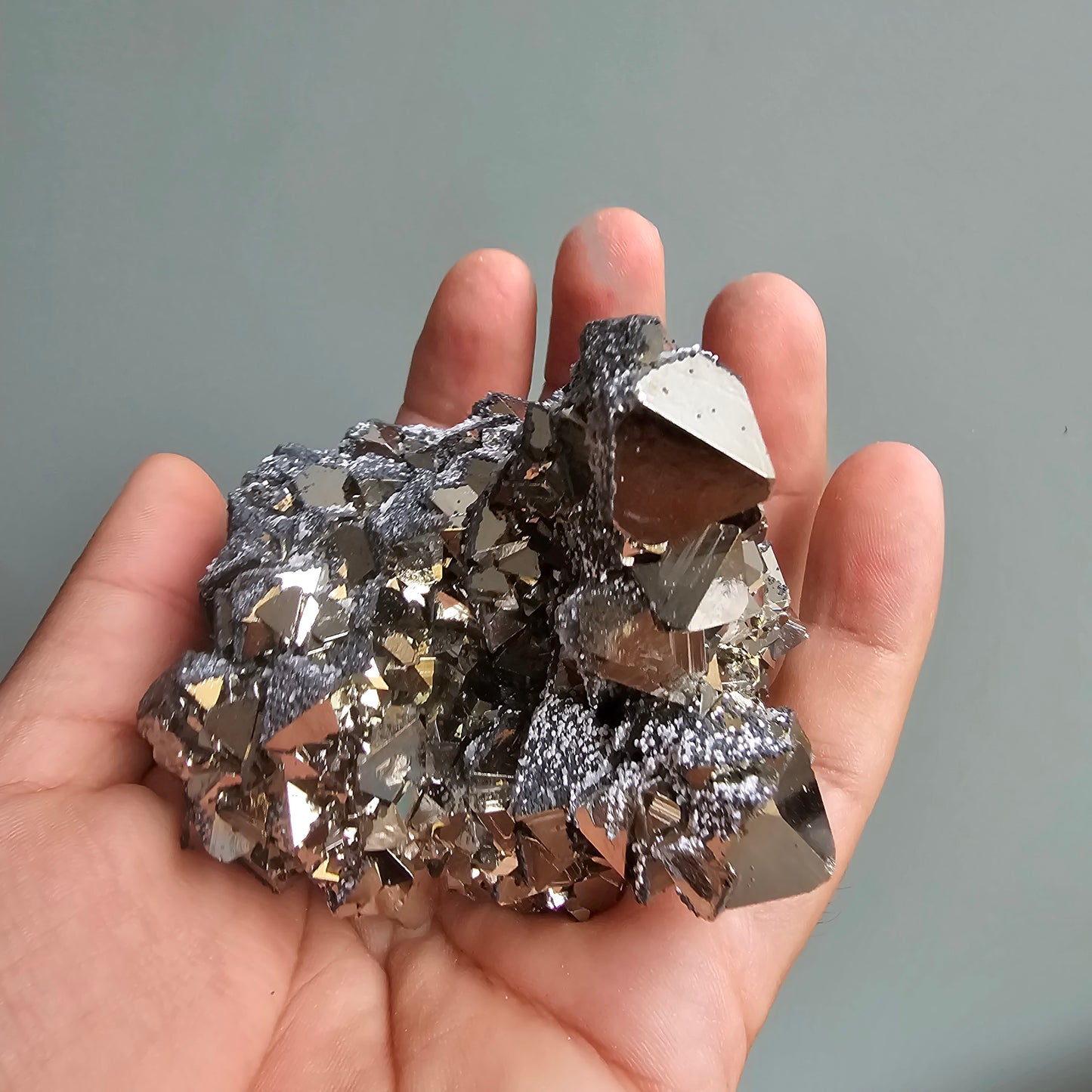 Galena with Pyrite octahedral