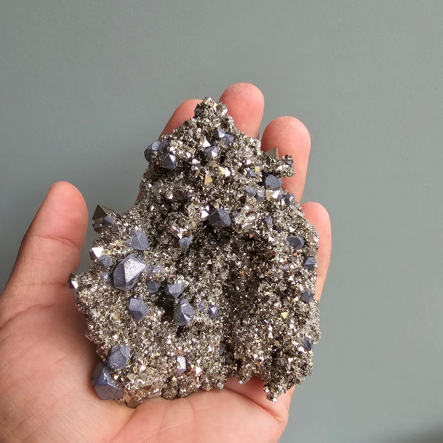 Galena with Pyrite octahedral