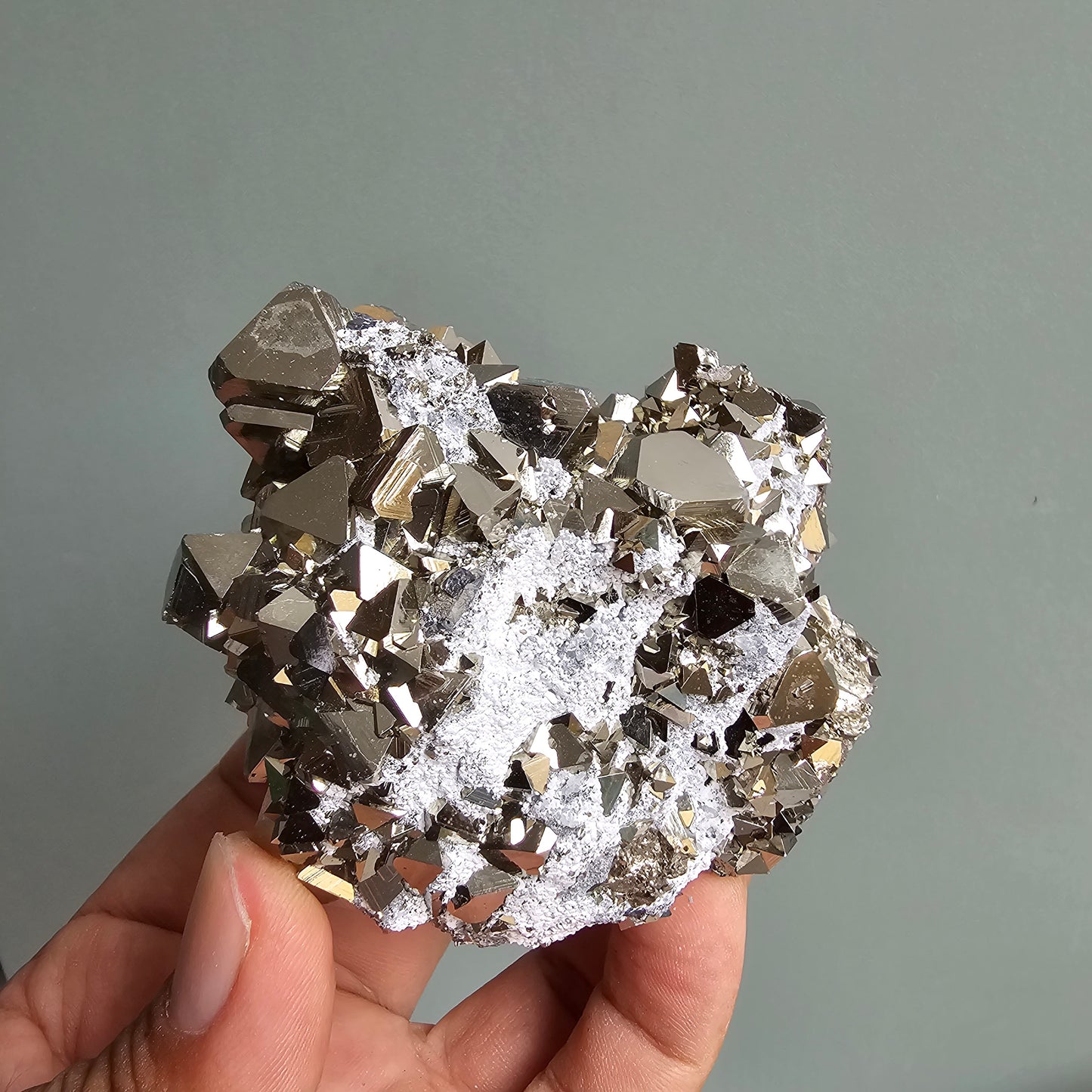 Galena with Pyrite octahedral