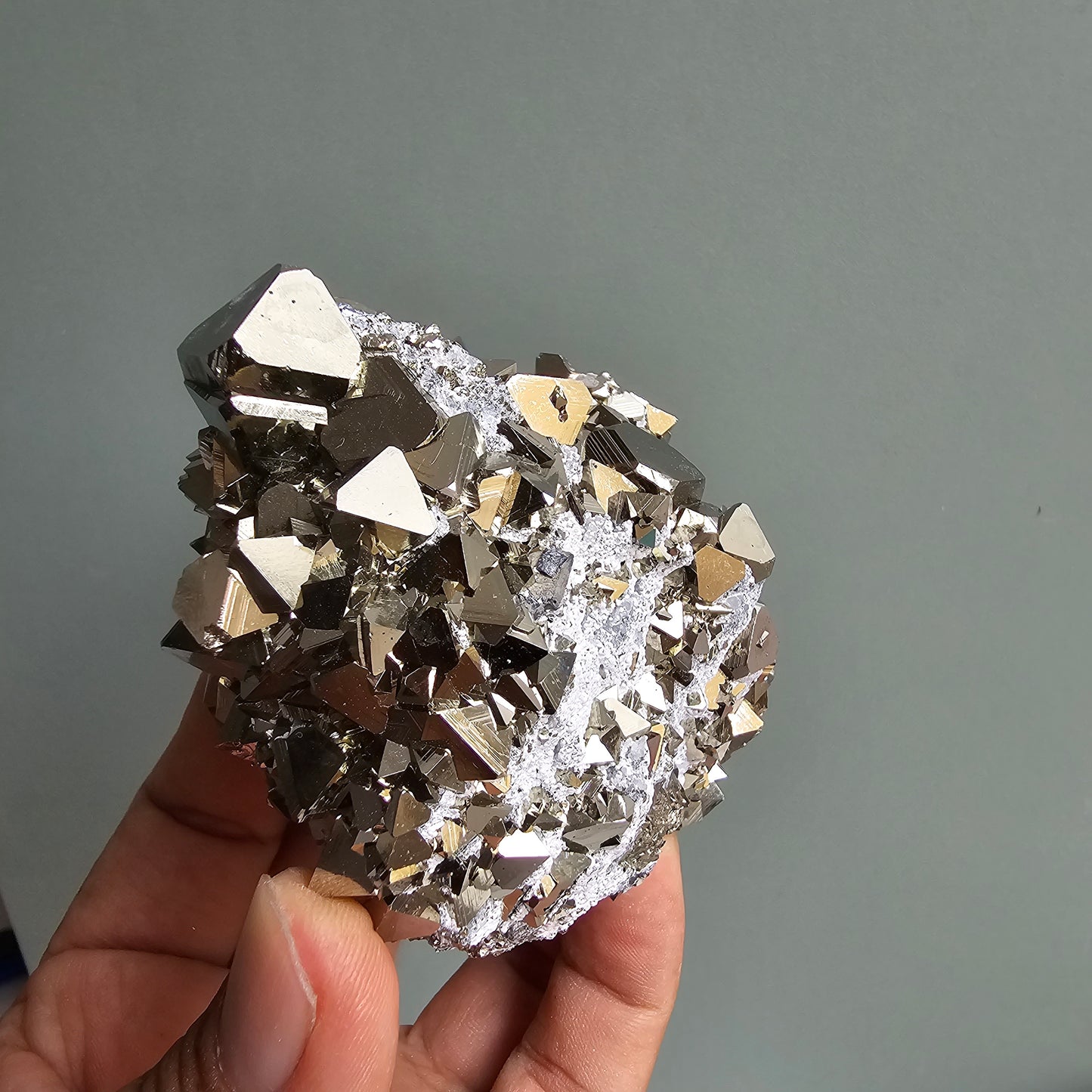 Galena with Pyrite octahedral