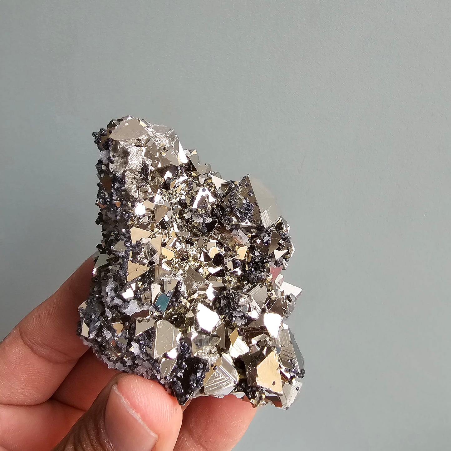 Galena with Pyrite octahedral