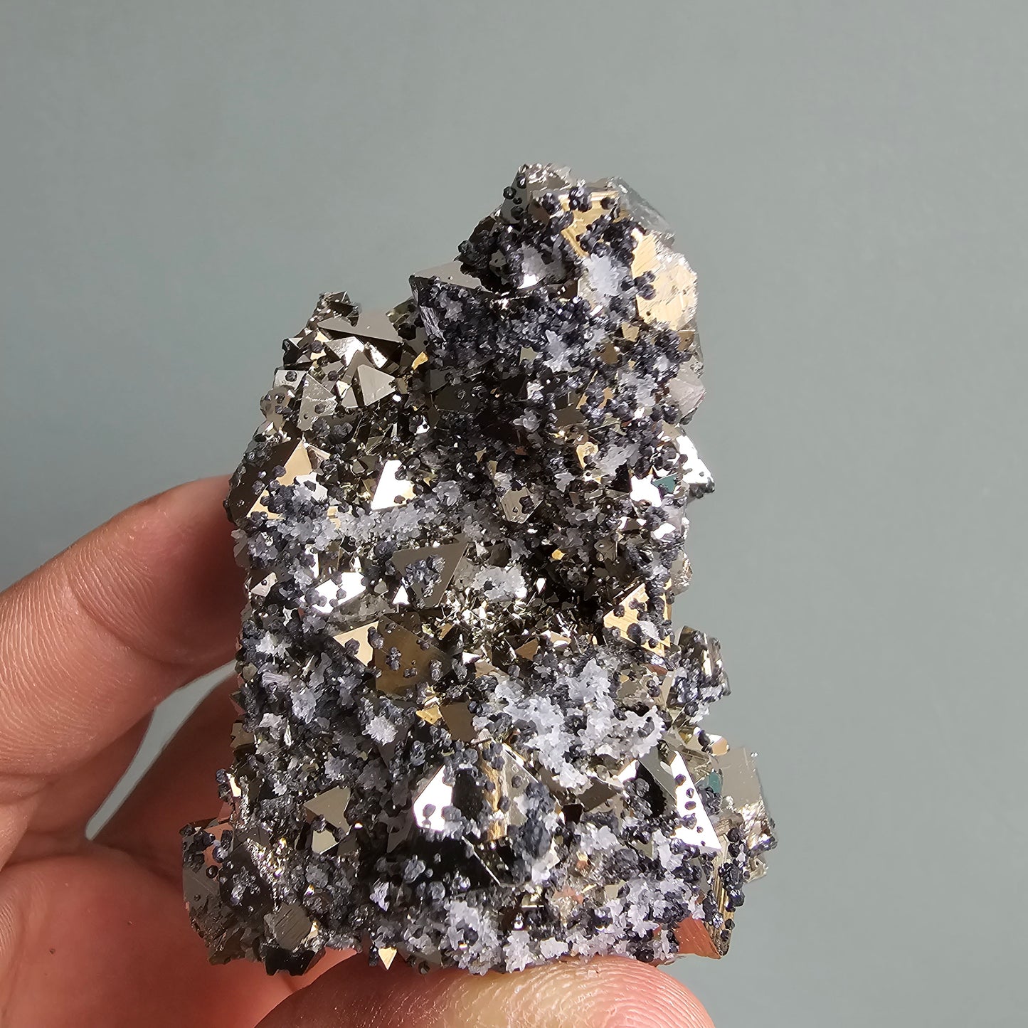 Galena with Pyrite octahedral