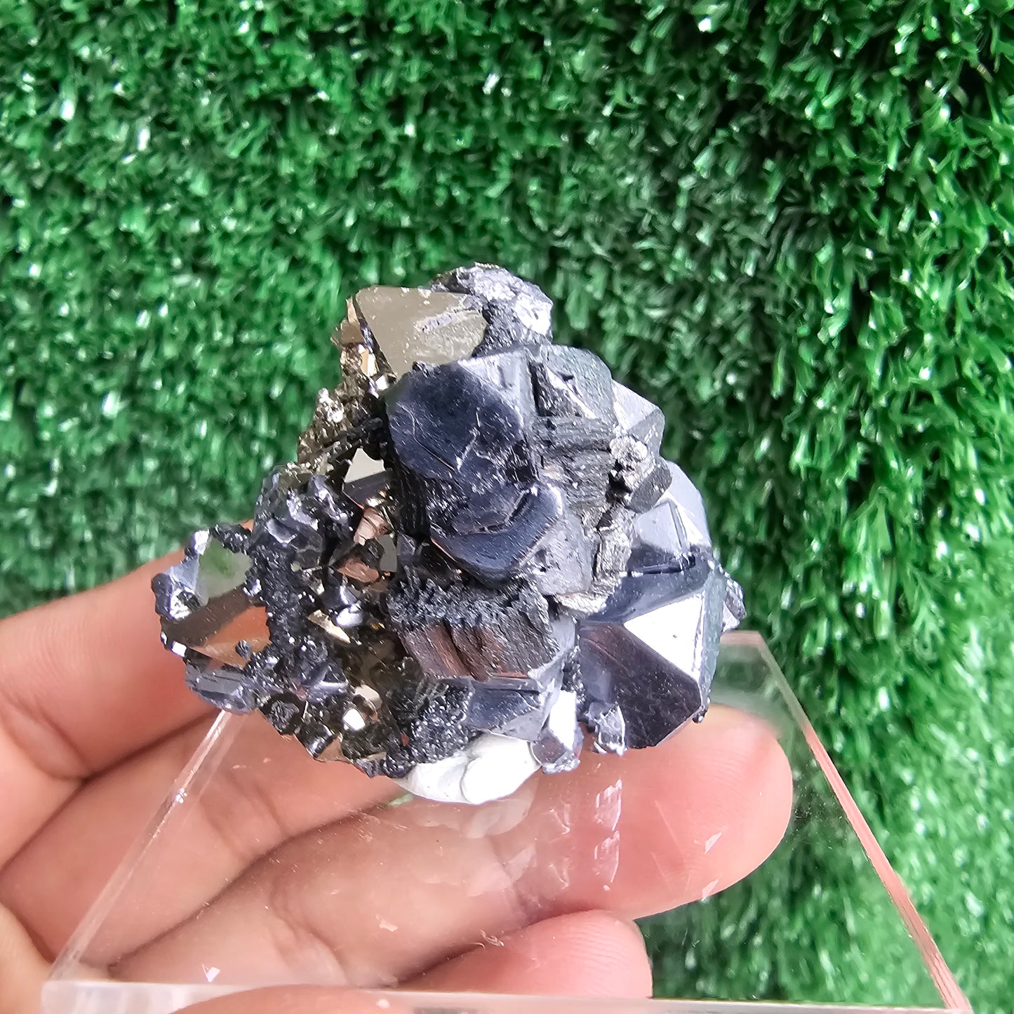 Galena with Pyrite octahedral