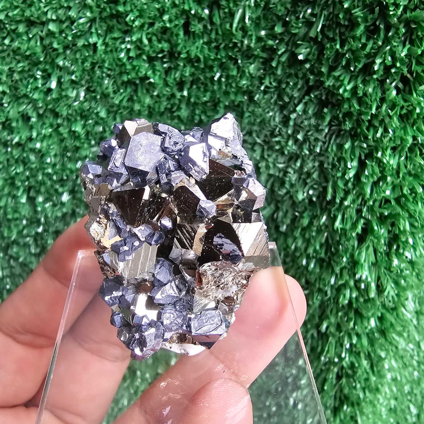 Galena with Pyrite octahedral