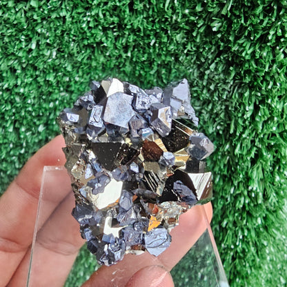 Galena with Pyrite octahedral