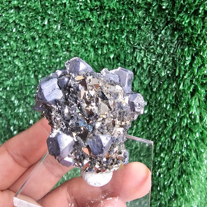 Galena with Pyrite octahedral