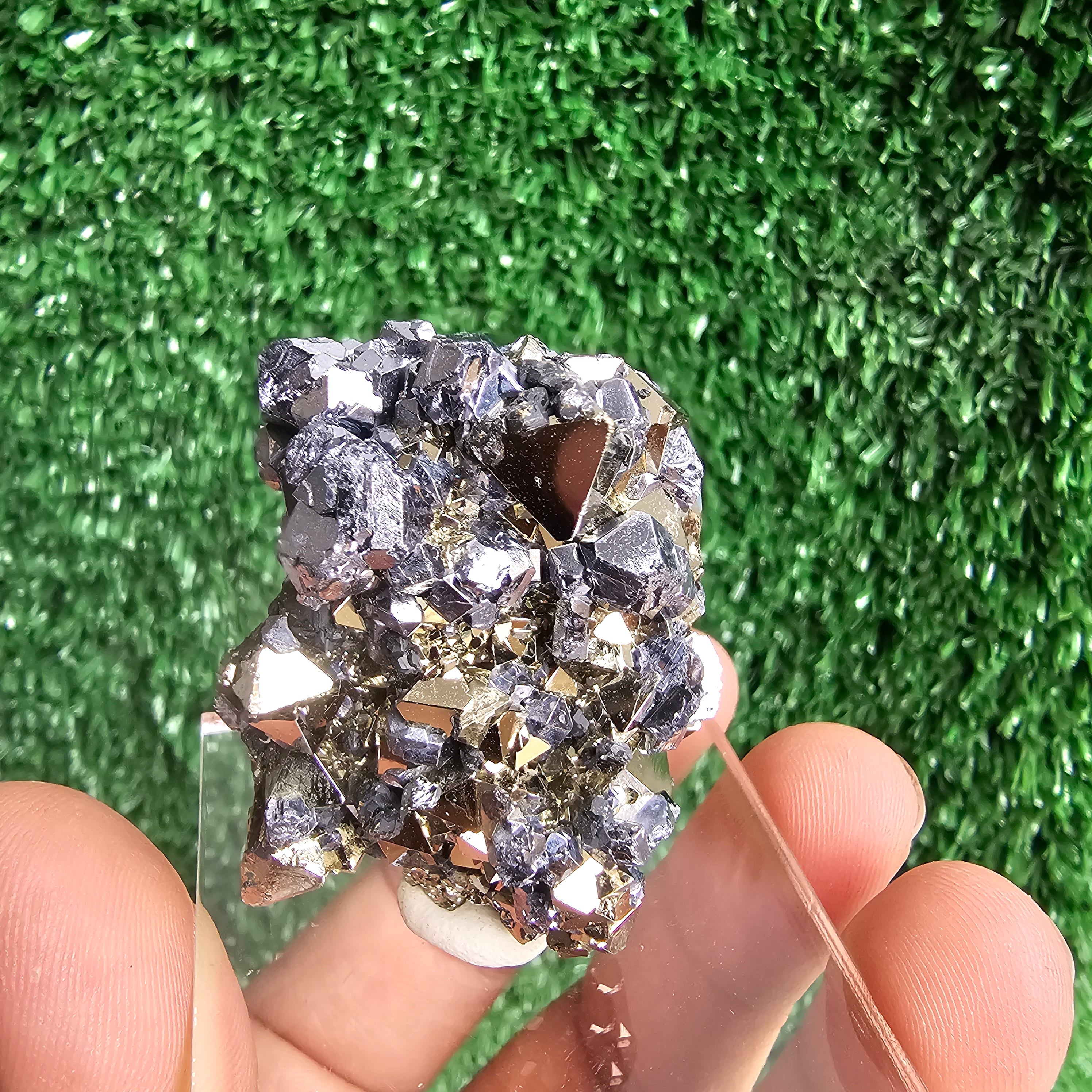 Galena with Pyrite octahedral