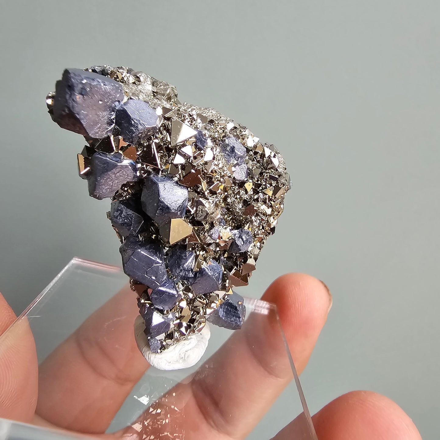 Galena with Pyrite octahedral