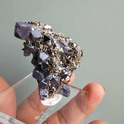 Galena with Pyrite octahedral