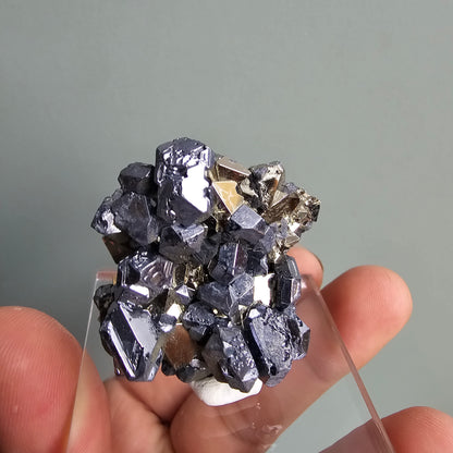 Galena with Pyrite octahedral