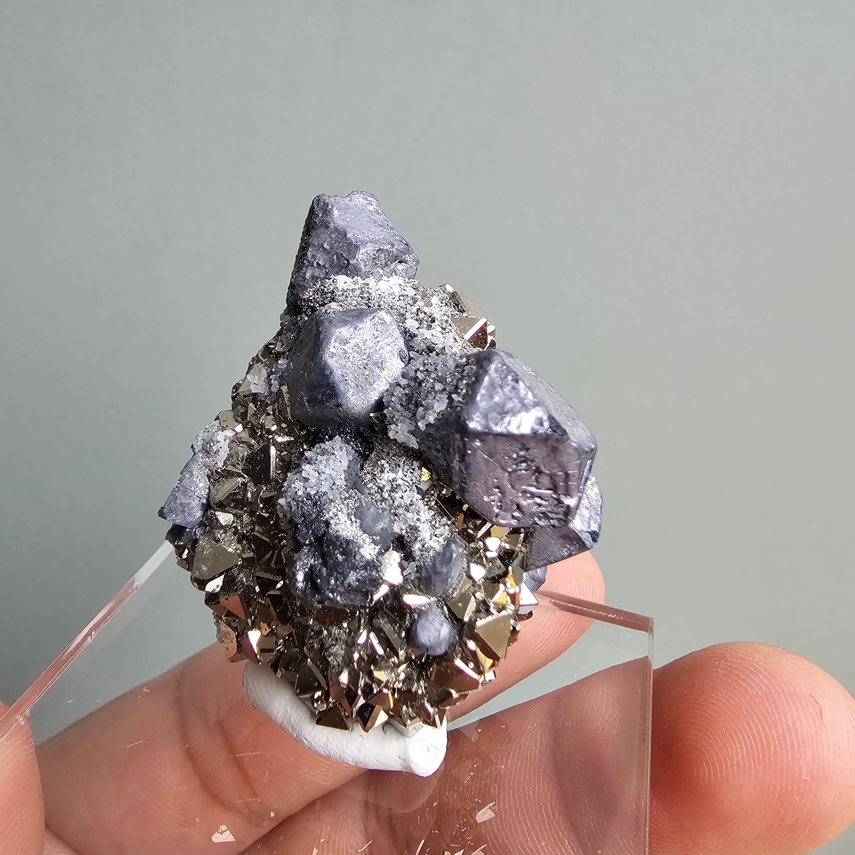 Galena with Pyrite octahedral