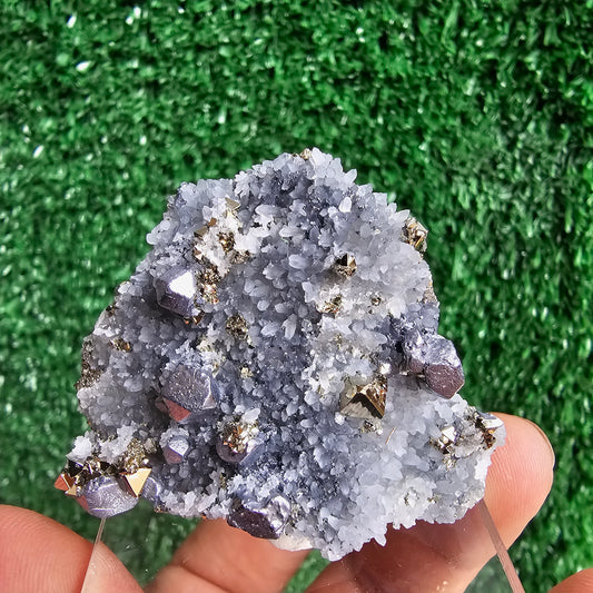 Galena with Pyrite octahedral