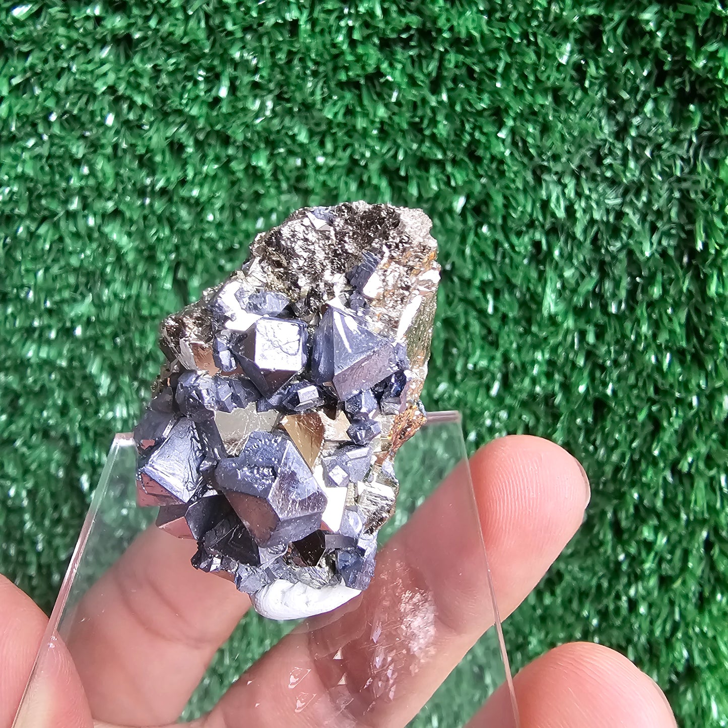 Galena with Pyrite octahedral