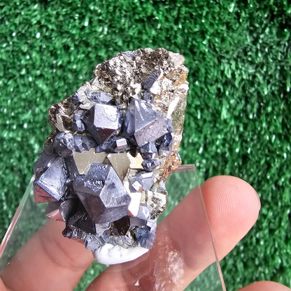 Galena with Pyrite octahedral