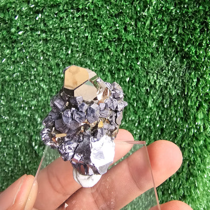 Galena with Pyrite octahedral