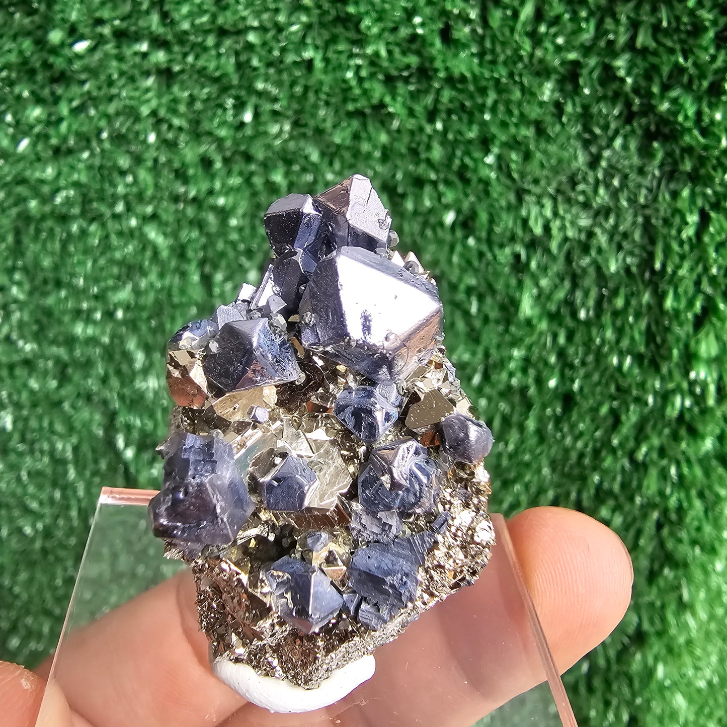 Galena with Pyrite octahedral