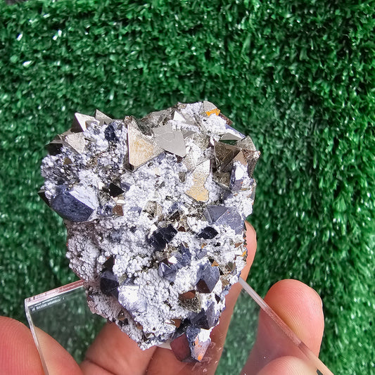 Galena with Pyrite octahedral